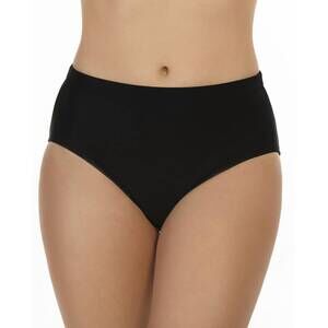 NEW SHAPE SOLVER plus size tankini bottom in black